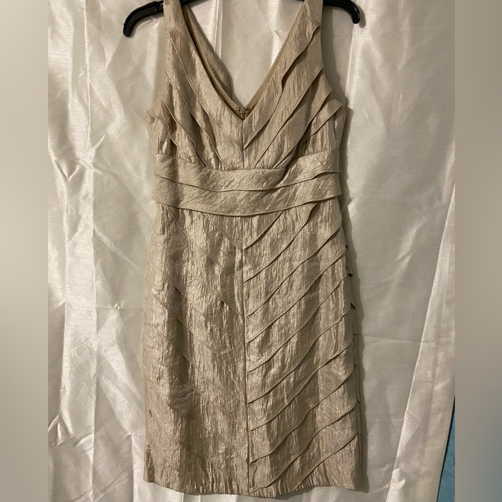 London Times Gold Dress